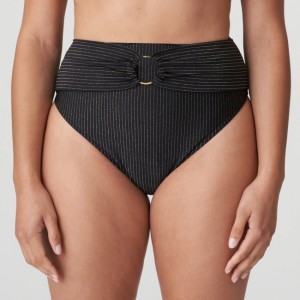 Calças De Biquíni Prima Donna Swim Solta Pretas | 872359FYE