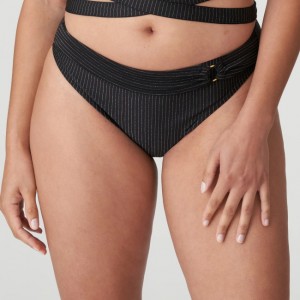 Calças De Biquíni Prima Donna Swim Solta Pretas | 306857FDO