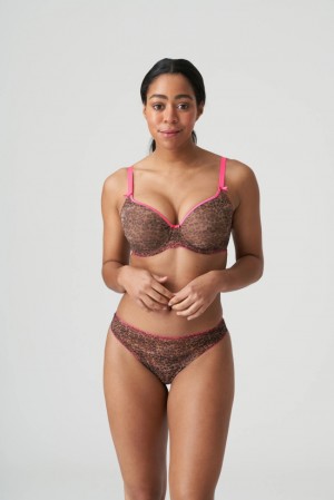 Sutiãs Prima Donna Twist Cafe Plume Leopardo Rosa | 150467ZOY