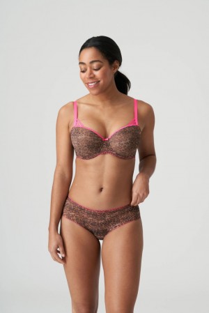 Sutiãs Prima Donna Twist Cafe Plume Leopardo Rosa | 506928ELQ