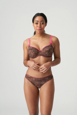 Sutiãs Prima Donna Twist Cafe Plume Leopardo Rosa | 142683XWR