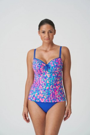 Tops De Biquíni Prima Donna Swim Karpen Azuis | 830452TPE