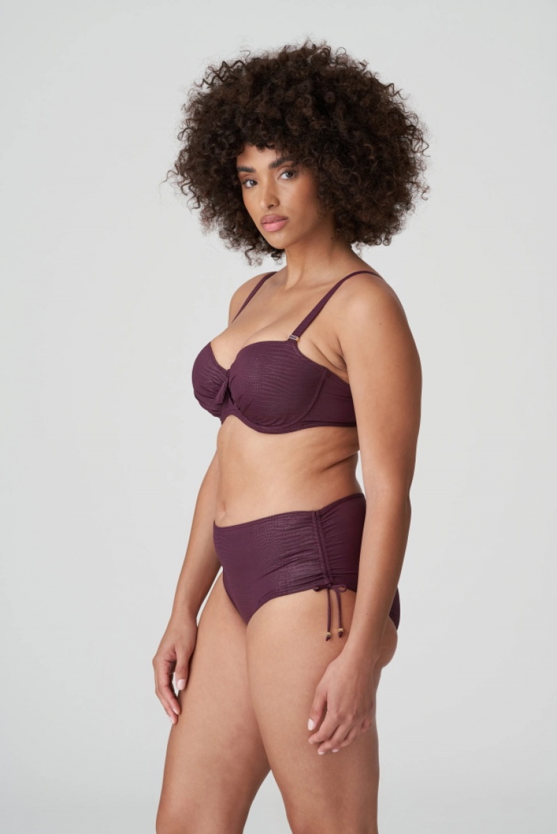 Calças De Biquíni Prima Donna Swim Dalyan Bordeaux | 218709SVP