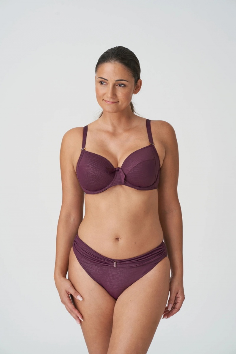 Calças De Biquíni Prima Donna Swim Dalyan Bordeaux | 697081XUF