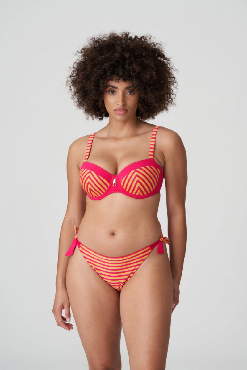 Calças De Biquíni Prima Donna Swim La Concha Vermelhas | 734906IWK