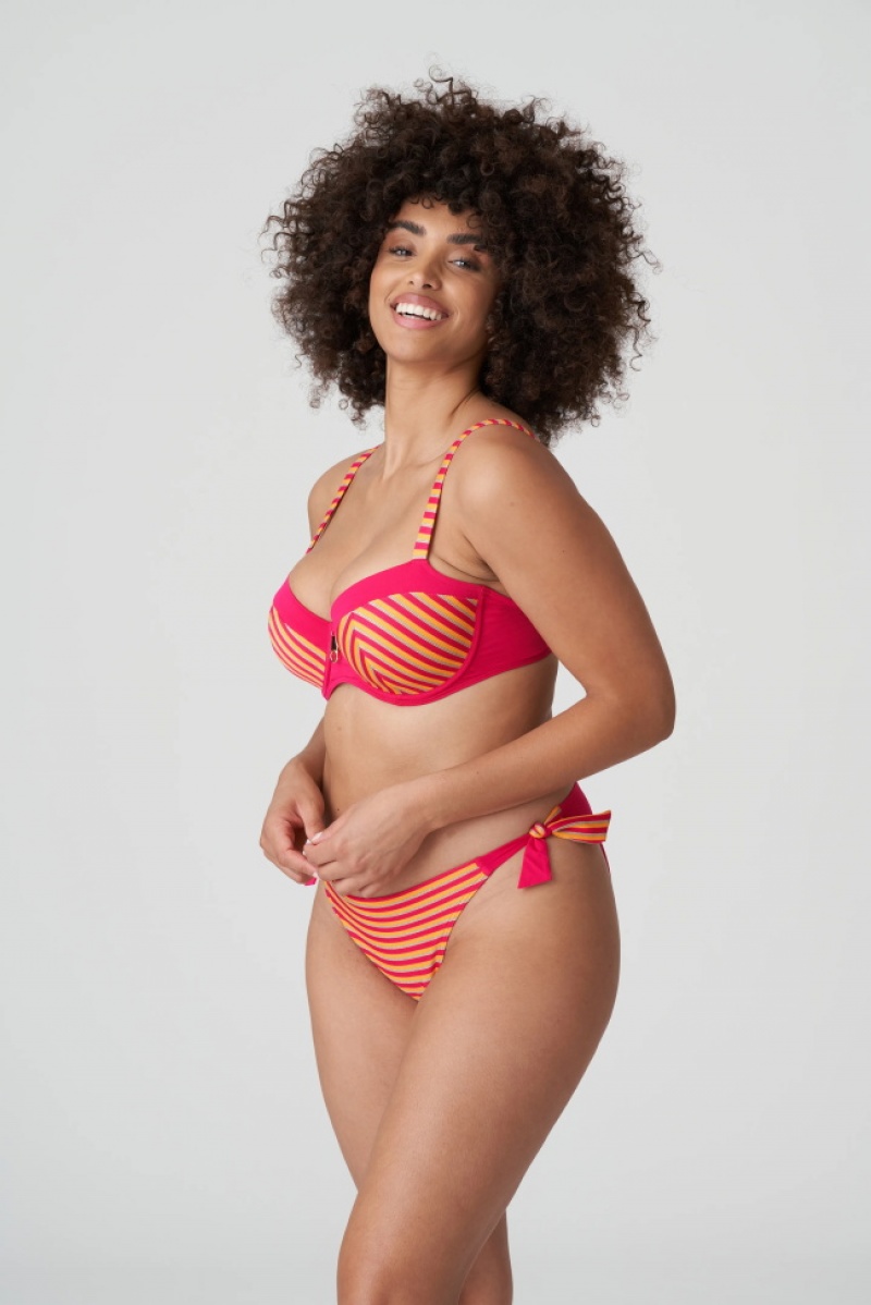 Calças De Biquíni Prima Donna Swim La Concha Vermelhas | 734906IWK