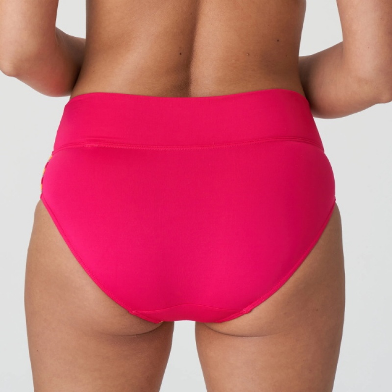 Calças De Biquíni Prima Donna Swim La Concha Vermelhas Laranja | 403729SMA