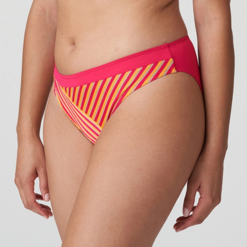 Calças De Biquíni Prima Donna Swim La Concha Vermelhas Laranja | 825671DYQ