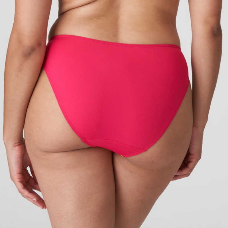 Calças De Biquíni Prima Donna Swim La Concha Vermelhas Laranja | 825671DYQ