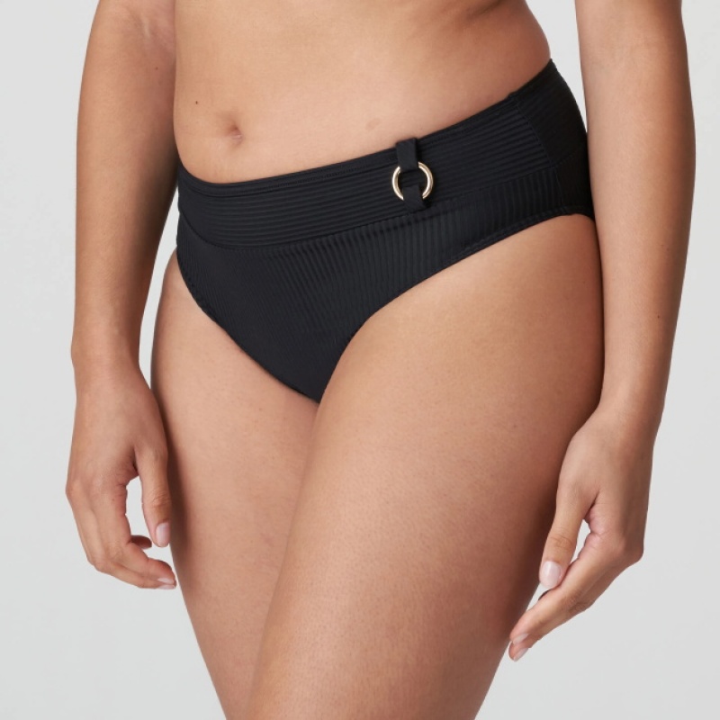 Calças De Biquíni Prima Donna Swim Sahara Pretas | 206315WJN