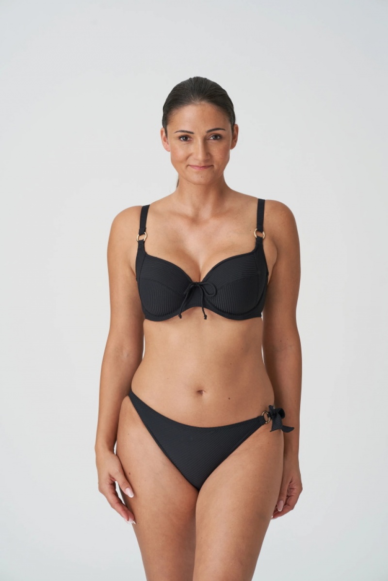 Calças De Biquíni Prima Donna Swim Sahara Pretas | 123789NCQ