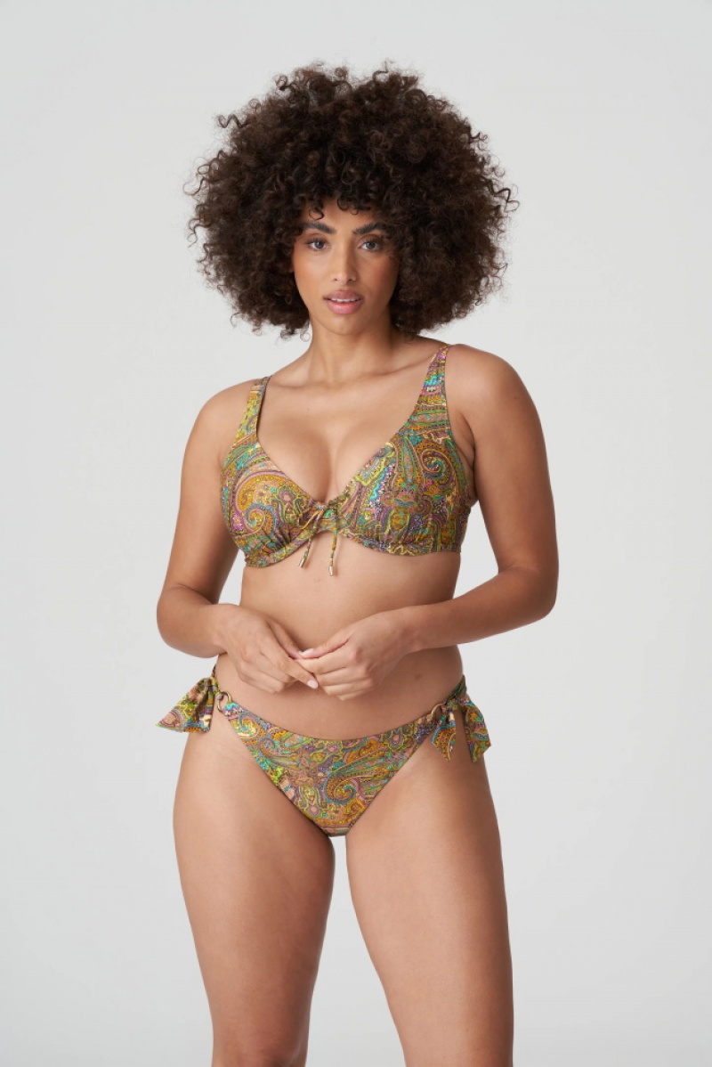 Calças De Biquíni Prima Donna Swim Sakarun Verdes | 370862LDF