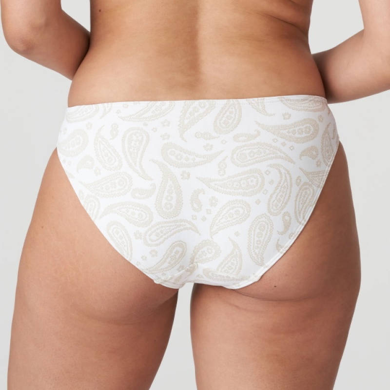 Calças De Biquíni Prima Donna Swim Sidari Branco | 592463ZYG