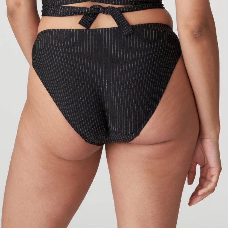 Calças De Biquíni Prima Donna Swim Solta Pretas | 306857FDO