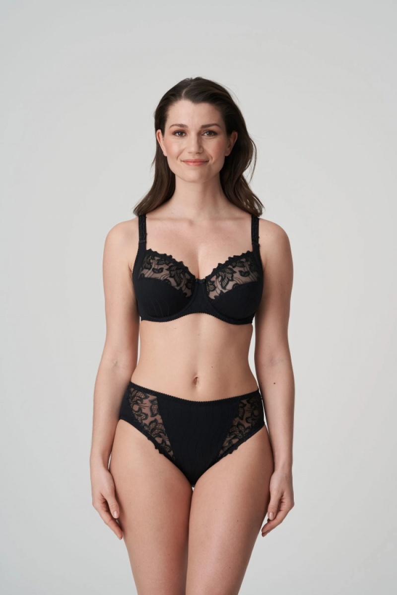 Cuecas Prima Donna Deauville Pretas | 365749XNU