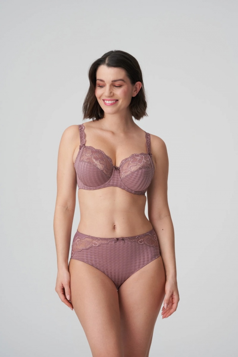 Cuecas Prima Donna Madison Cinzentas Marrom | 439526IBY