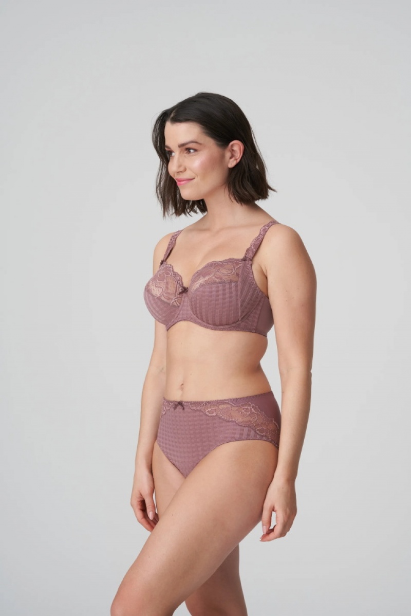 Cuecas Prima Donna Madison Cinzentas Marrom | 439526IBY