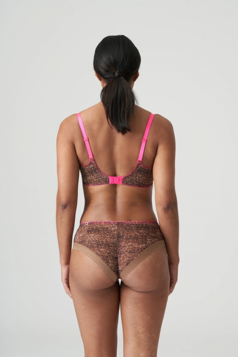 Sutiãs Prima Donna Twist Cafe Plume Leopardo Rosa | 506928ELQ