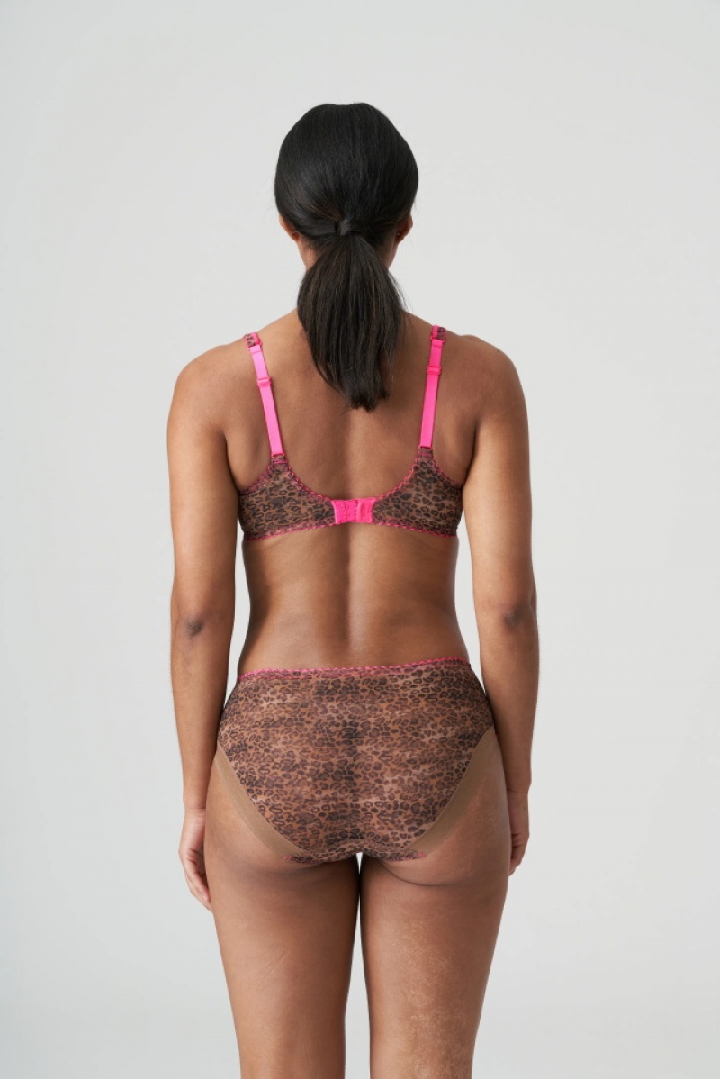 Sutiãs Prima Donna Twist Cafe Plume Leopardo Rosa | 852763YCX