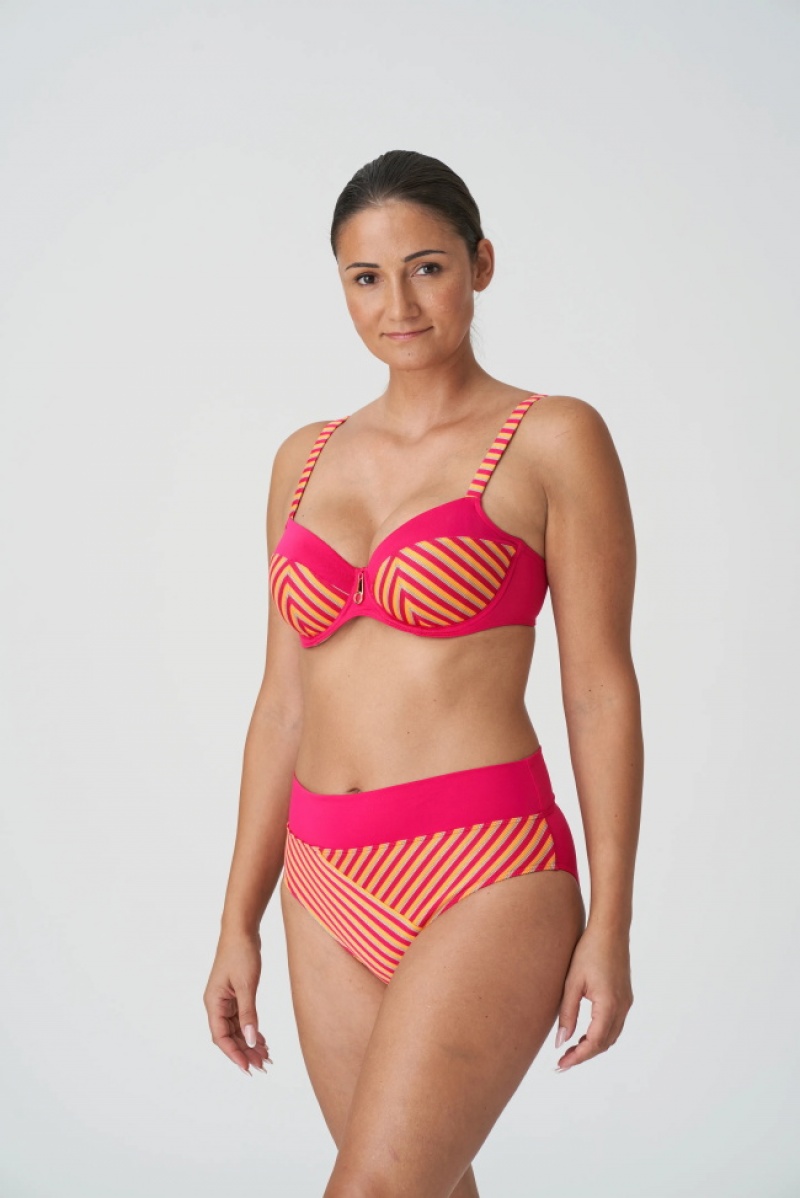 Tops De Biquíni Prima Donna Swim La Concha Vermelhas | 215643AVS