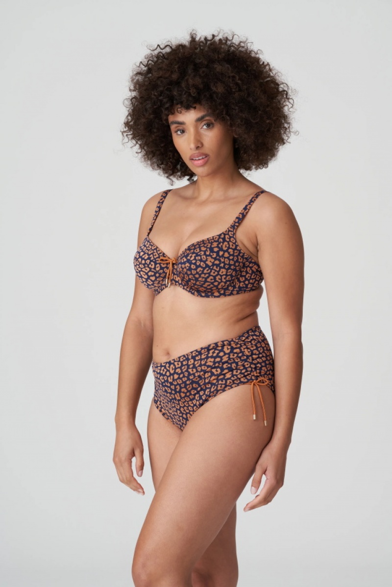 Tops De Biquíni Prima Donna Swim Punta Rata Azuis | 798516JHK